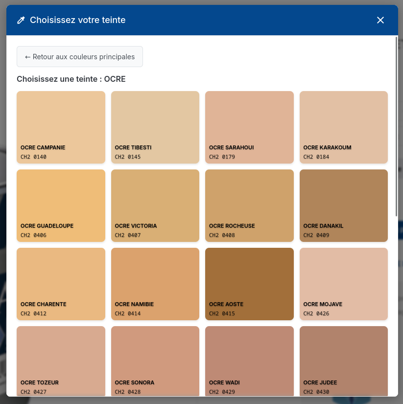 Module AwChromaPick — Sélecteur de teinte PrestaShop